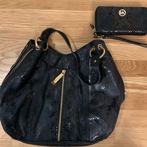 Michael Kors Bag with matching clutch